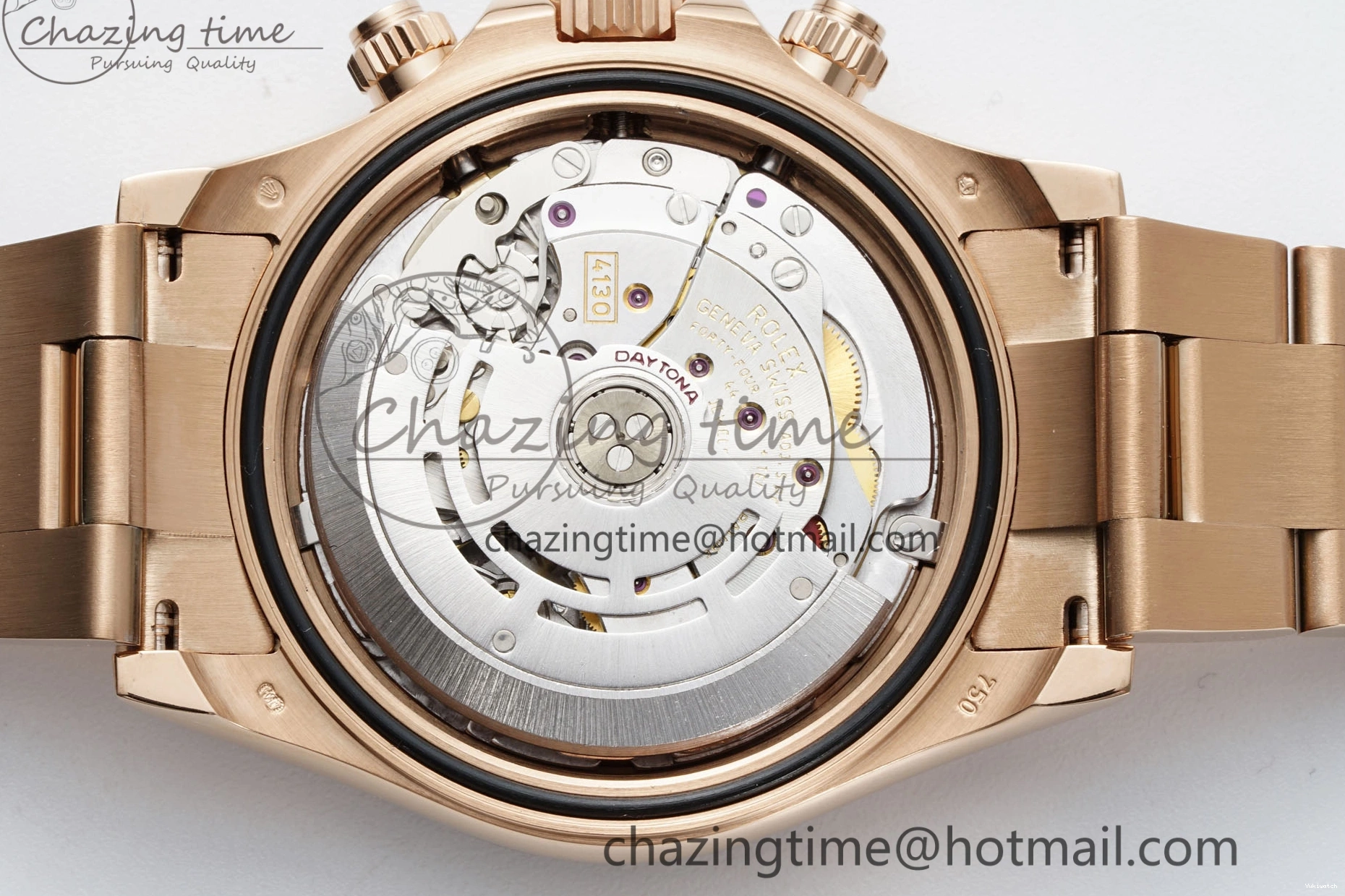 Dial SA4130 Best Edition QF Daytona on 116505 V2 Brown Bracelet RG 1:1 0324